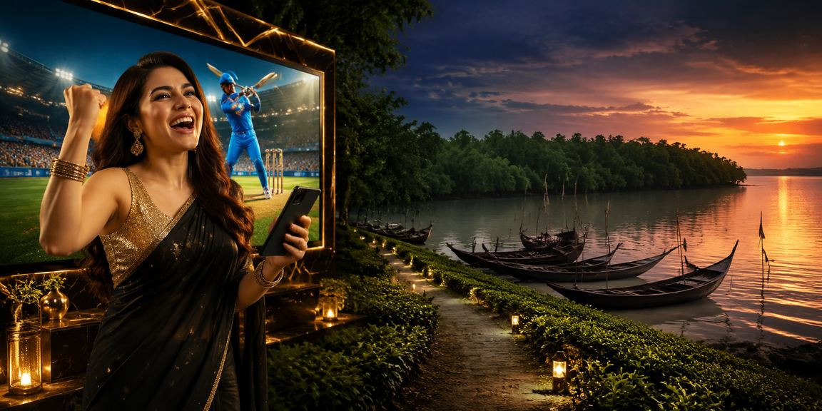 কক্সবাজারে চা বাগানের পাশে ক্রিকেট বেটিং উপভোগ করছেন একজন ব্যবহারকারী